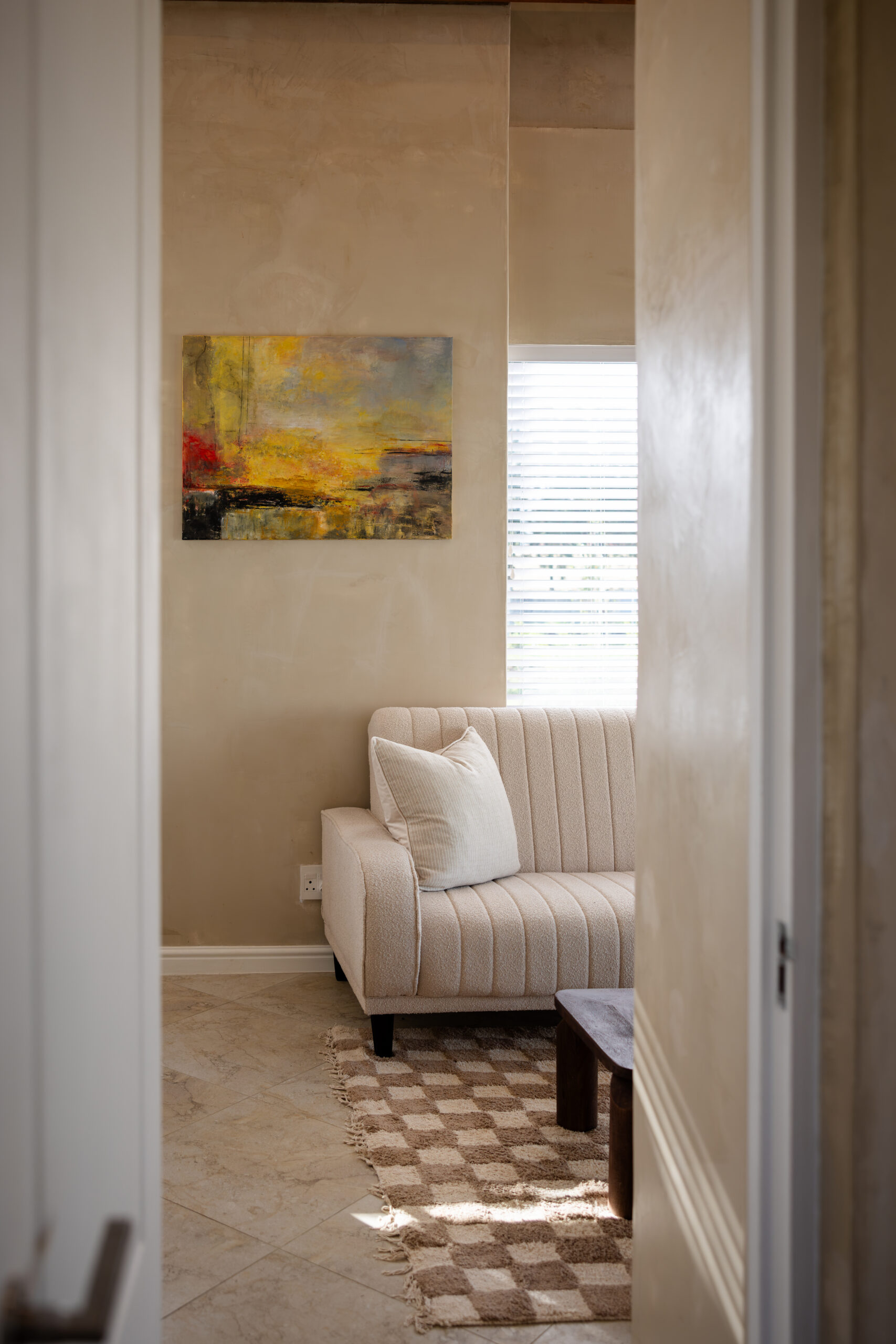 Living area in Cottage Three