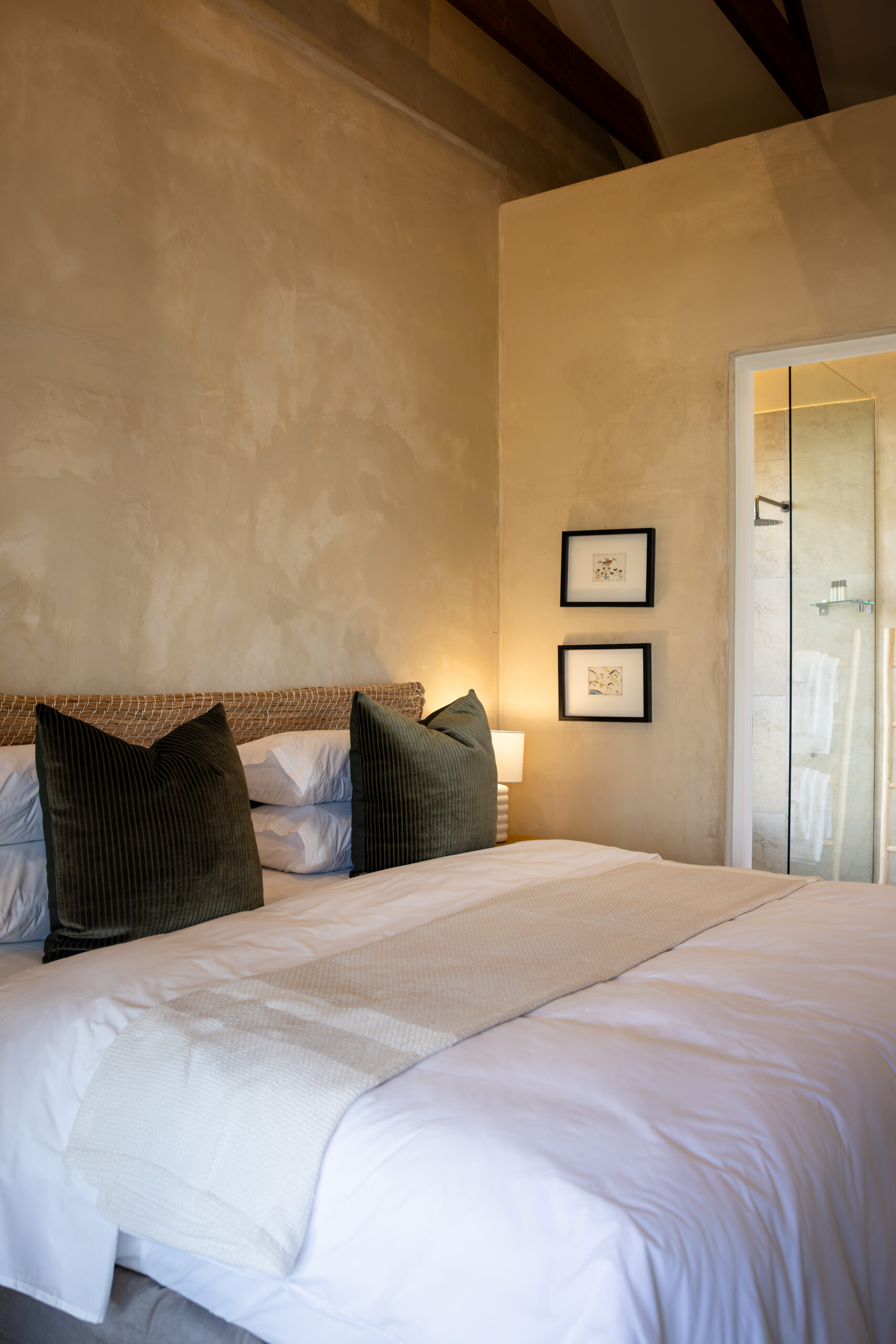 Bedroom detail in Cottage Three