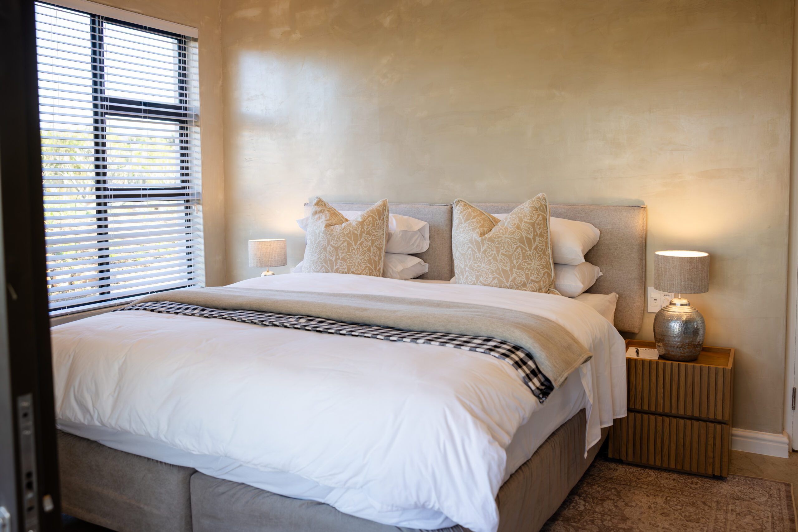Bedroom in Cottage One at Wilderer Cottages