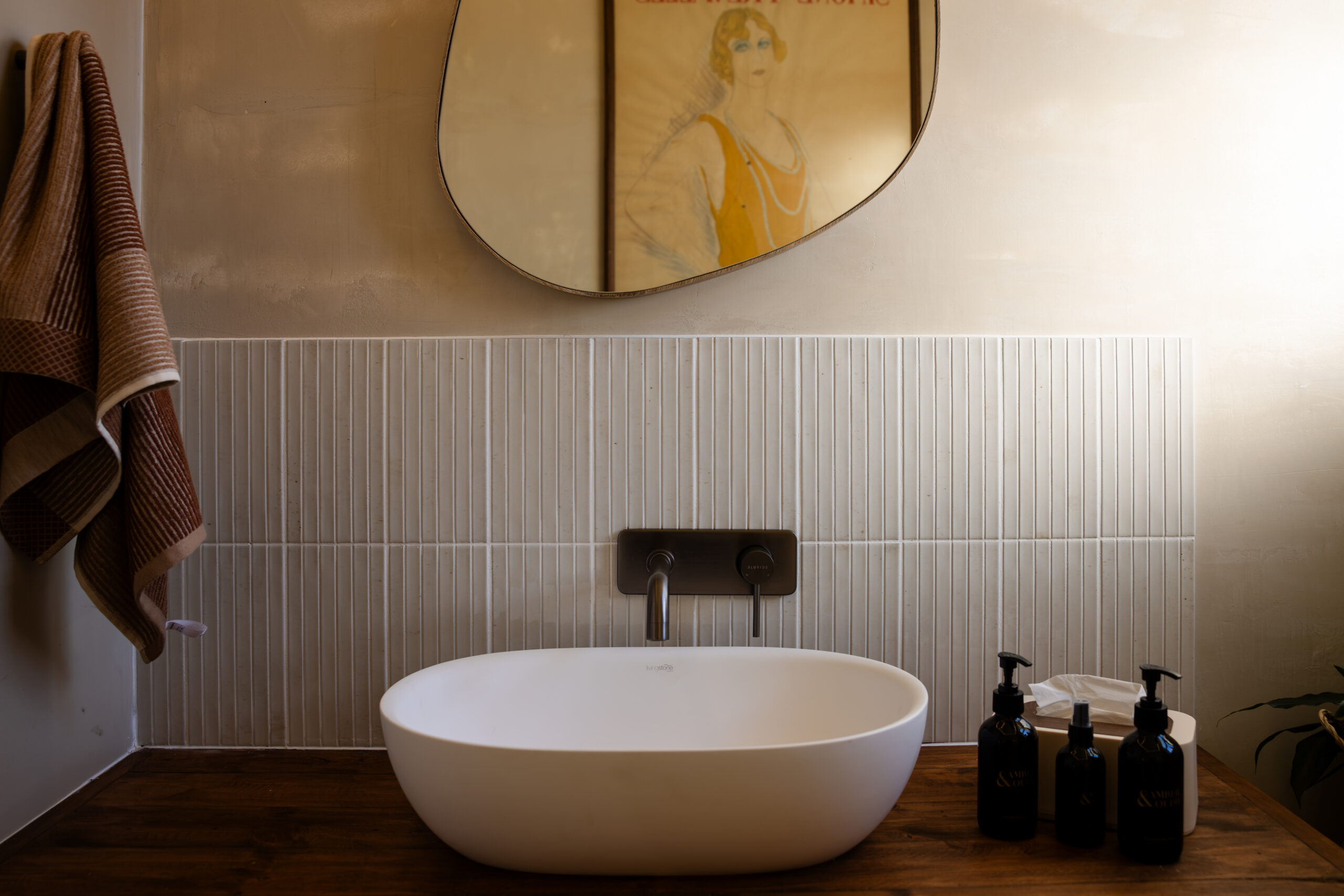 Separate private toilet in Cottage One
