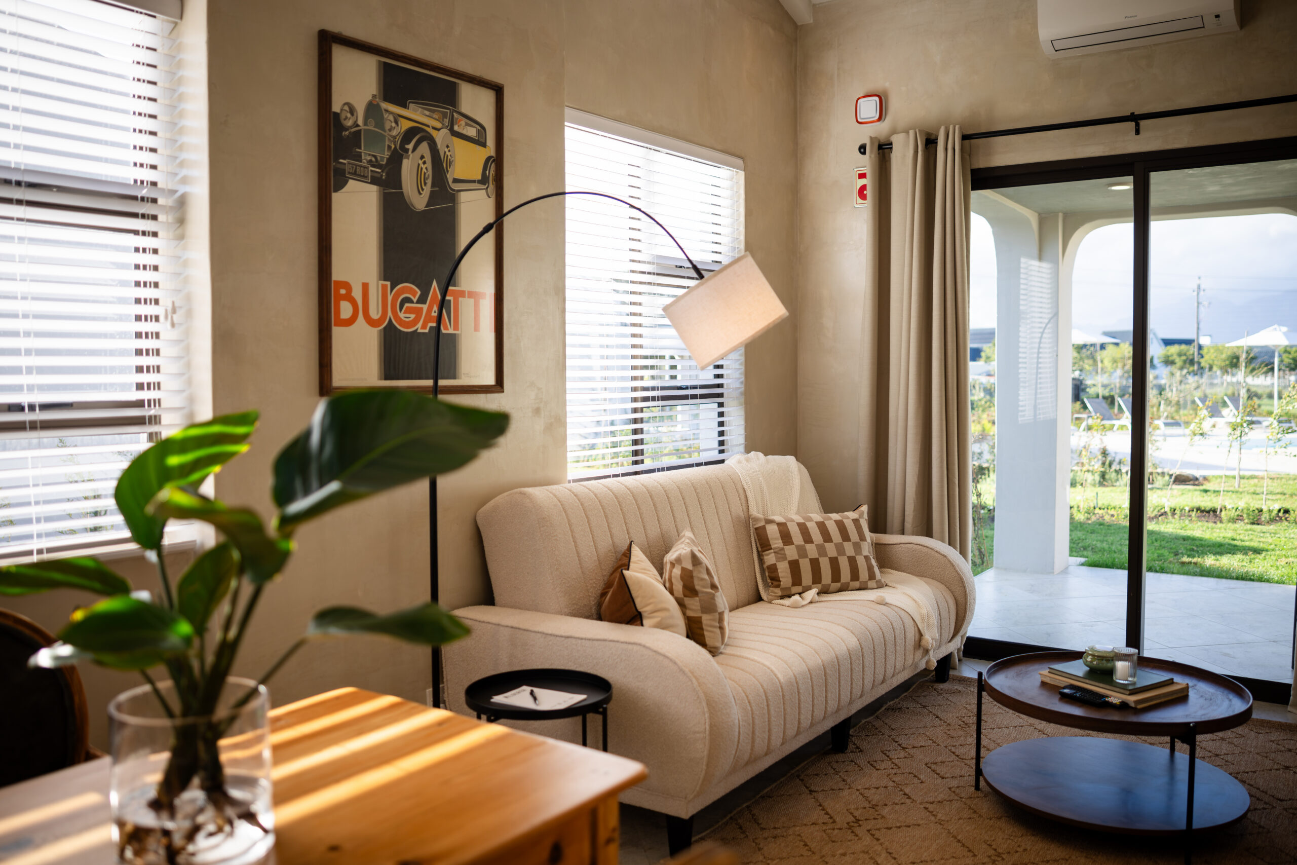 Living and dining area in Cottage Two