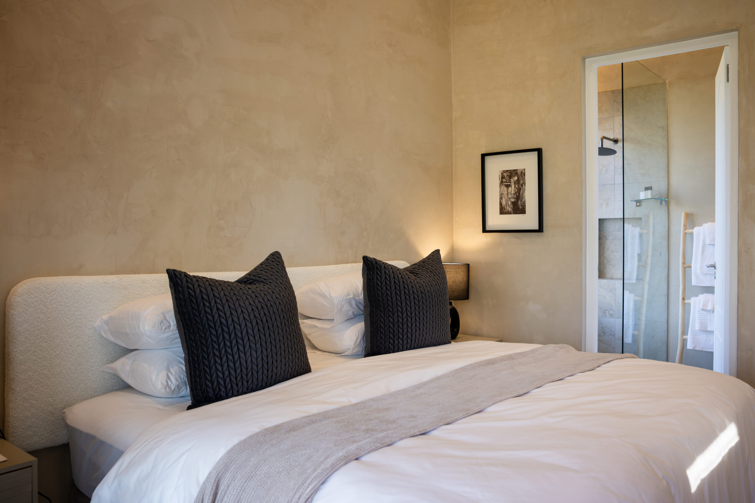 Bedroom detail in Cottage Two