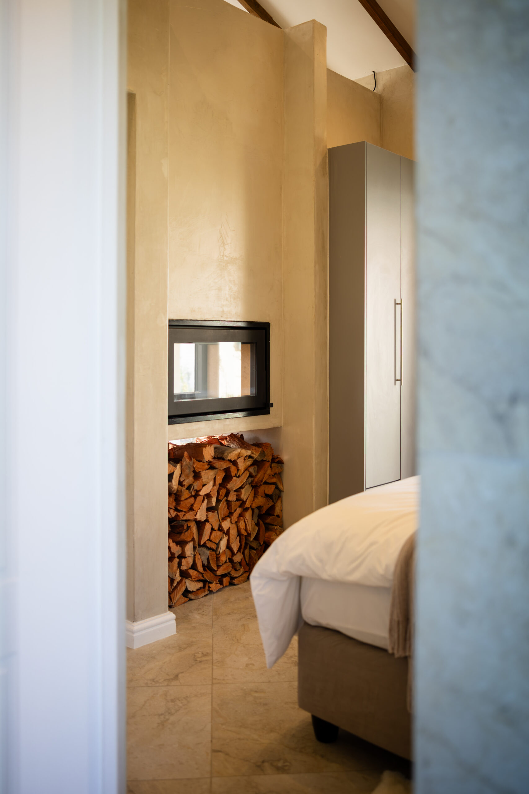 Bedroom interior in Cottage Three