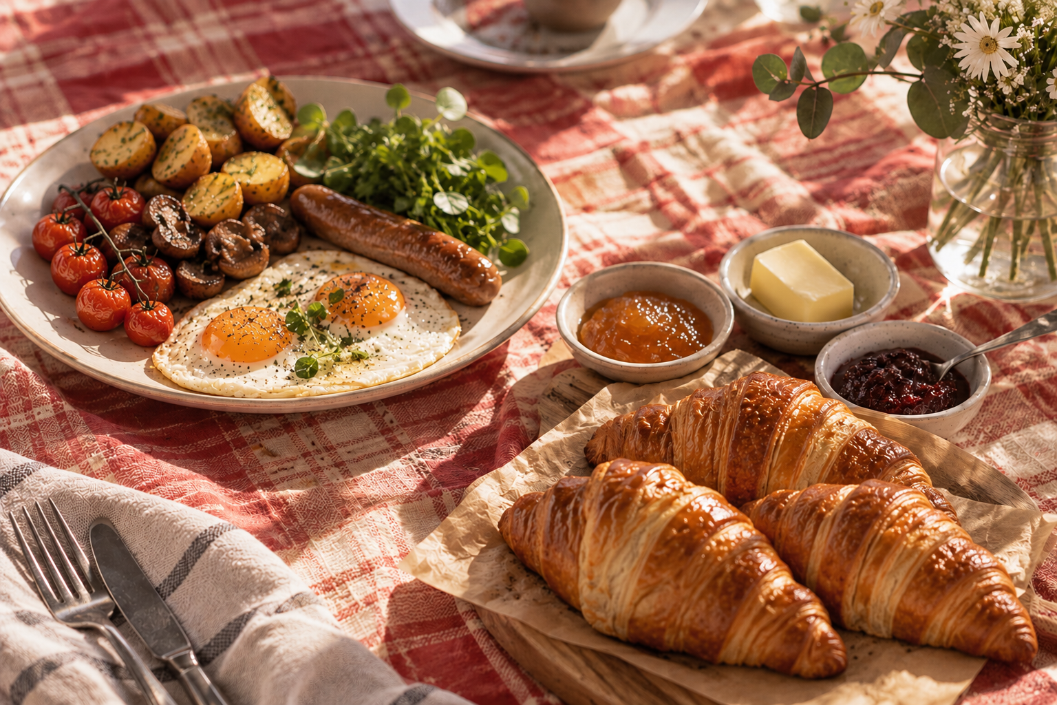Winelands Farm Breakfast at Wilderer Cottages